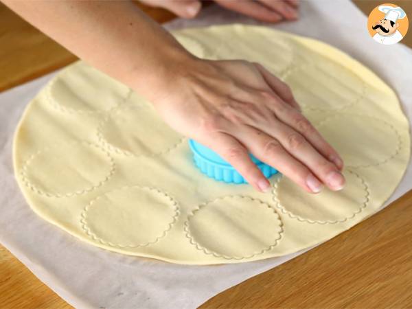 Mini-Königskuchen mit Schokoladenstückchen - Zubereitung Schritt 1