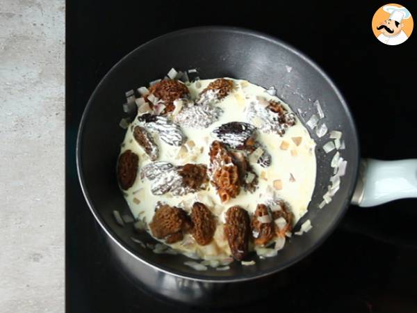 Kalbsbries mit Morcheln - Zubereitung Schritt 4