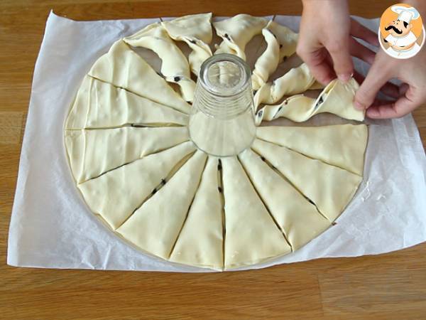 Sonnenkuchen mit Vanille und Schokolade - Zubereitung Schritt 6