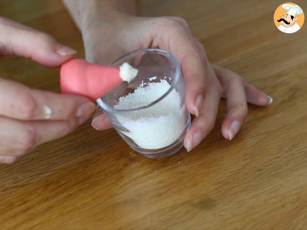 Baiser Weihnachtsmützen - Zubereitung Schritt 5