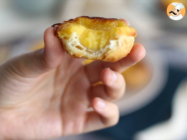 Pasteis de Nata (kleine portugiesische Puddings) - Zubereitung Schritt 8