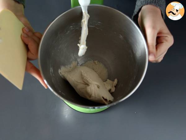 Chinesische Pfannkuchen mit Frühlingszwiebeln – Frühlingszwiebelpfannkuchen - Zubereitung Schritt 1