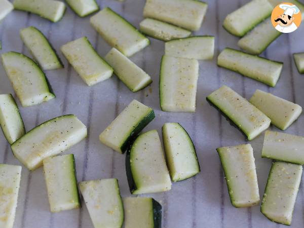 Wie kocht man Zucchini im Ofen? - Zubereitung Schritt 2