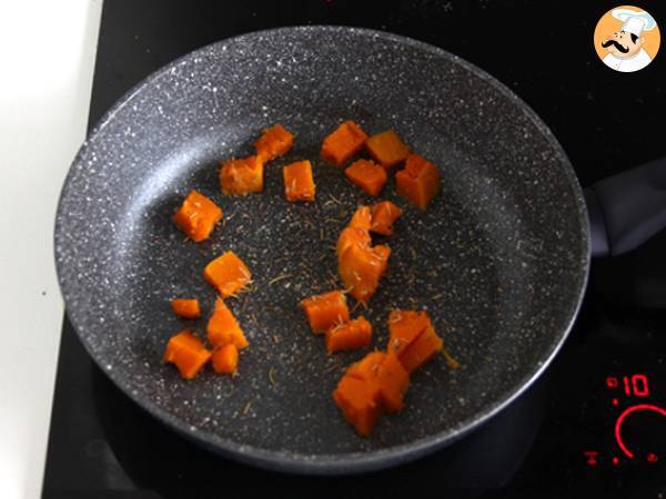 Butternuss-Ei-Ricotta-Toast - Zubereitung Schritt 1