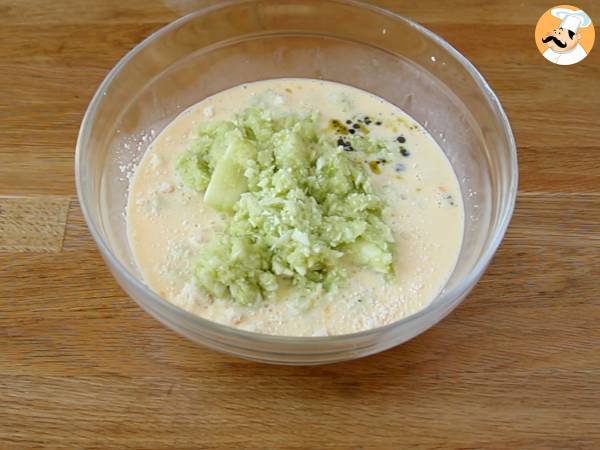 Zucchini-Pesto-Flans – glutenfrei - Zubereitung Schritt 2