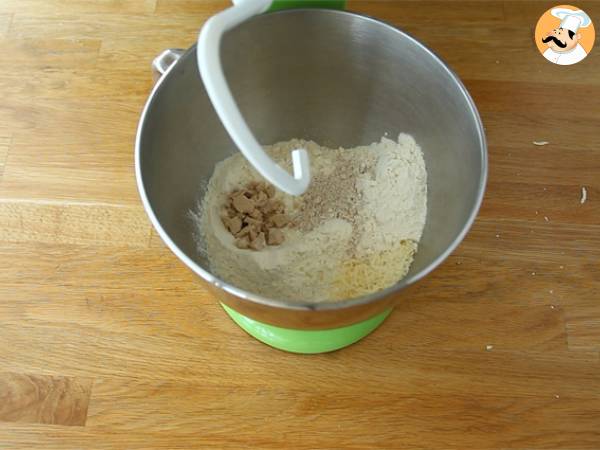 Focaccia mit Kirschtomaten - Zubereitung Schritt 1