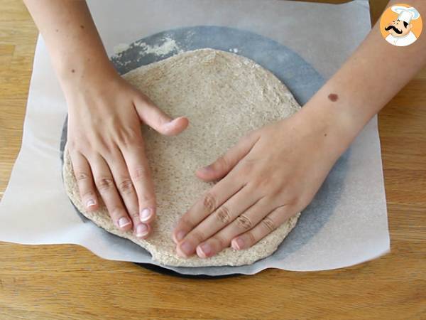 Focaccia mit Kirschtomaten - Zubereitung Schritt 3