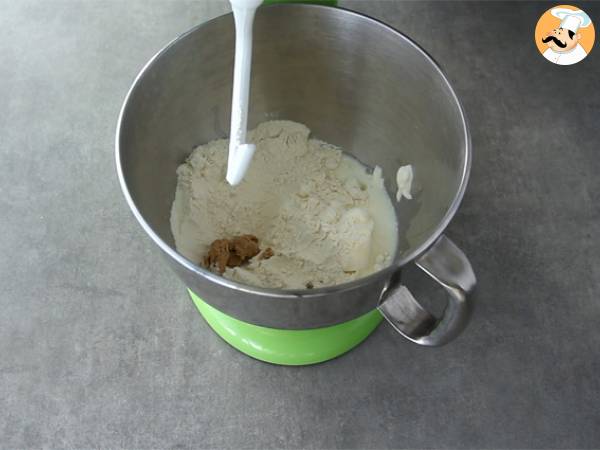 Brioche Butchy – Brioche ohne Butter - Zubereitung Schritt 1