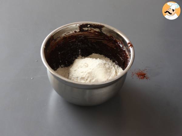 Schokoladen-Himbeer-Brownie, die Feinschmeckerei pur! - Zubereitung Schritt 2