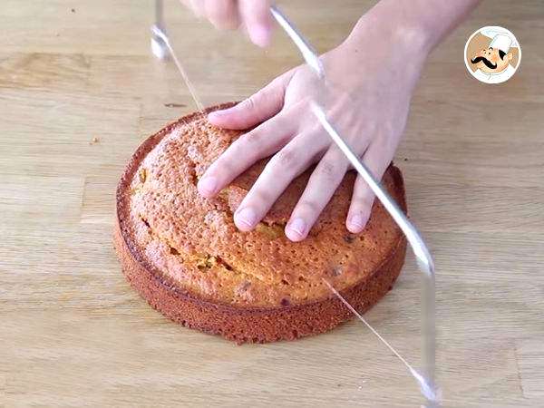 Carrot Cake mit Walnüssen : saftiger Karottenkuchen - Zubereitung Schritt 8