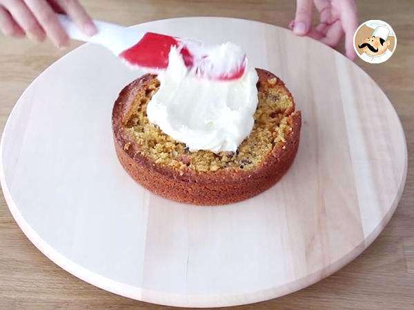 Carrot Cake mit Walnüssen : saftiger Karottenkuchen - Zubereitung Schritt 9