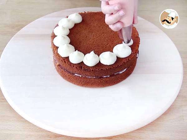 Carrot Cake mit Walnüssen : saftiger Karottenkuchen - Zubereitung Schritt 10