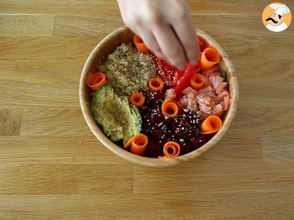 Buddha Bowl mit Lachs - Zubereitung Schritt 5