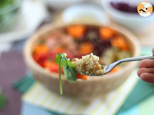 Buddha Bowl mit Lachs - Zubereitung Schritt 6