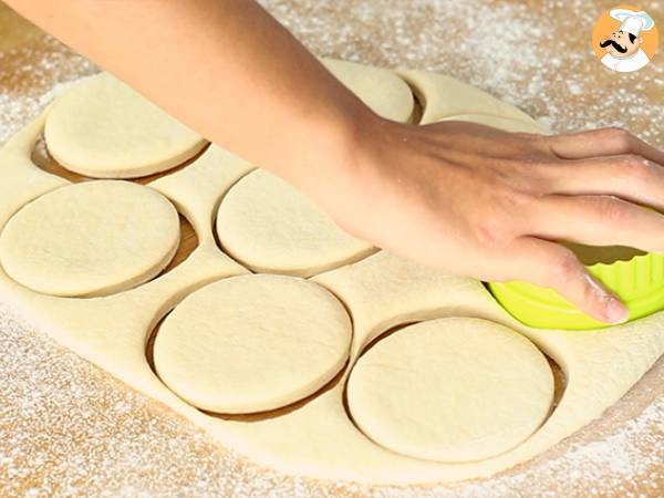 Englische Muffins (leicht und weich) - Zubereitung Schritt 3