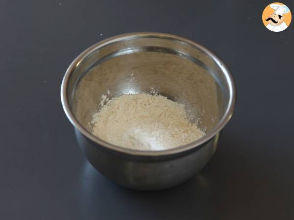 Pfannkuchen mit Äpfeln ohne Zuckerzusatz - Zubereitung Schritt 1