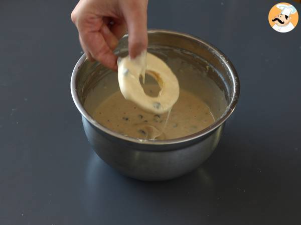 Pfannkuchen mit Äpfeln ohne Zuckerzusatz - Zubereitung Schritt 5