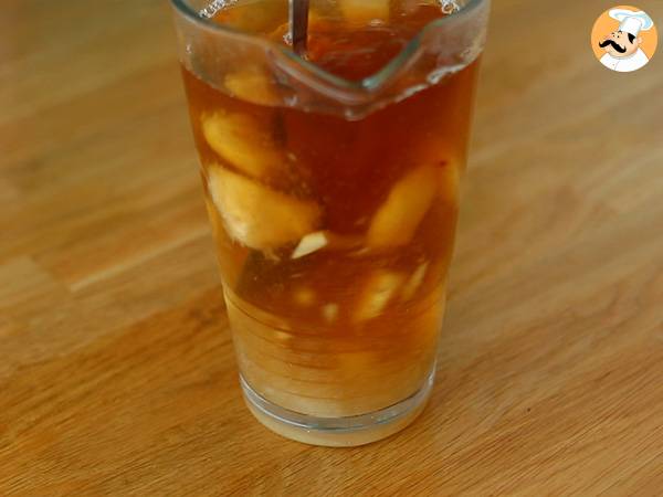 Eistee mit hausgemachten Pfirsich - Zubereitung Schritt 3