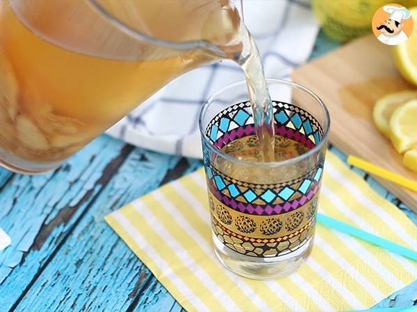 Eistee mit hausgemachten Pfirsich - Zubereitung Schritt 4