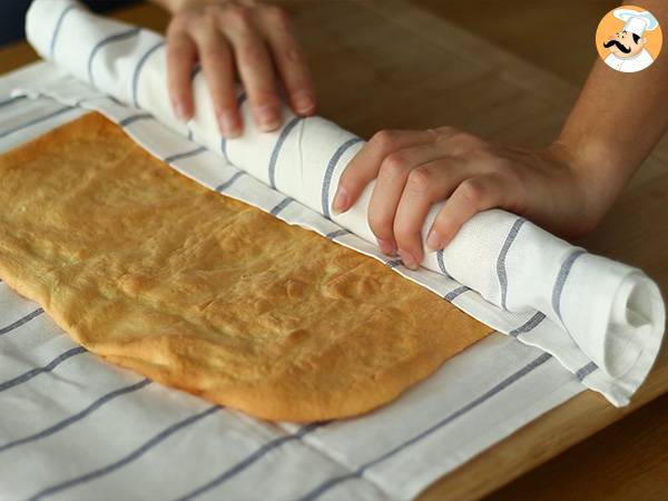 Nutella-Rollkuchen - Zubereitung Schritt 4