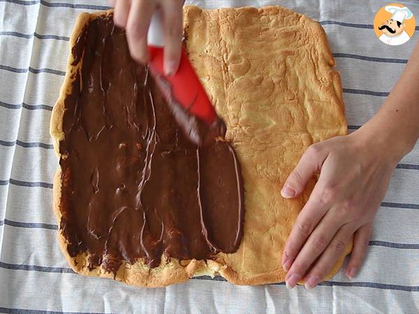Nutella-Rollkuchen - Zubereitung Schritt 5