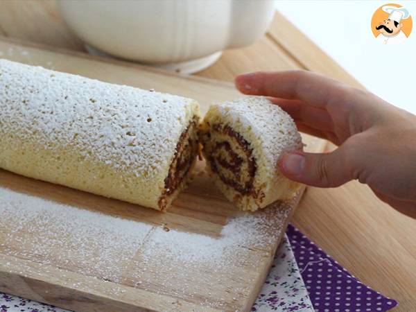 Nutella-Rollkuchen - Zubereitung Schritt 7