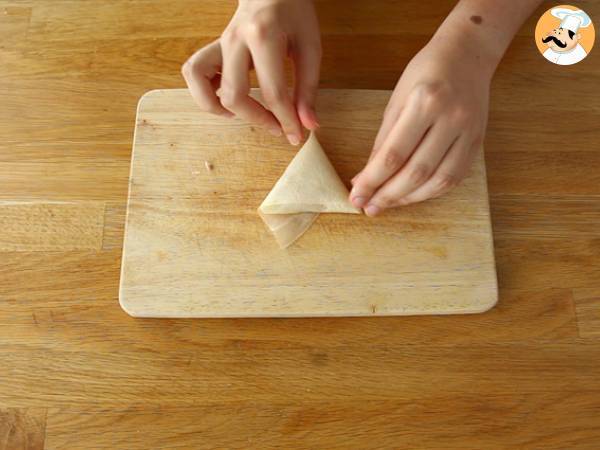 Samoussas Thunfisch und Tomaten - Zubereitung Schritt 3