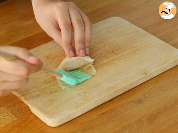 Samoussas mit Äpfeln und Zimt - Zubereitung Schritt 4