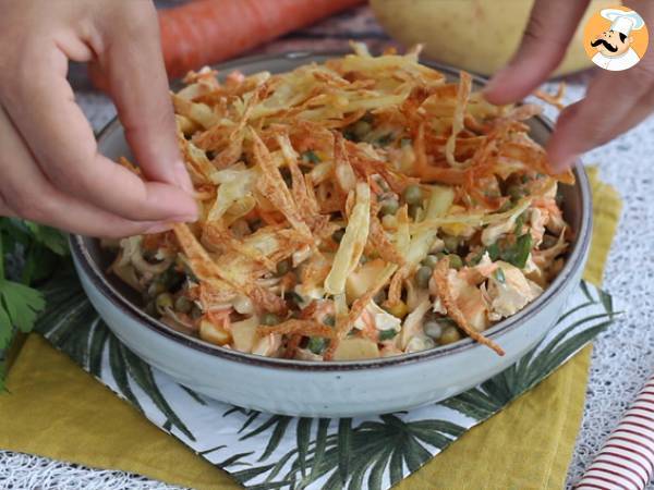 Salpicão - Brasilianischer Salat - Zubereitung Schritt 7