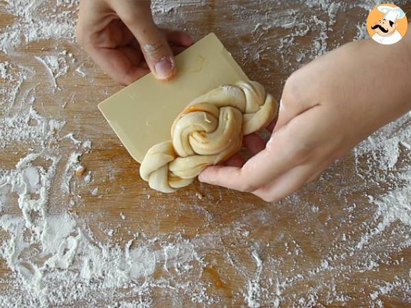 Geflochtene Brioches mit Aprikosen - Zubereitung Schritt 8