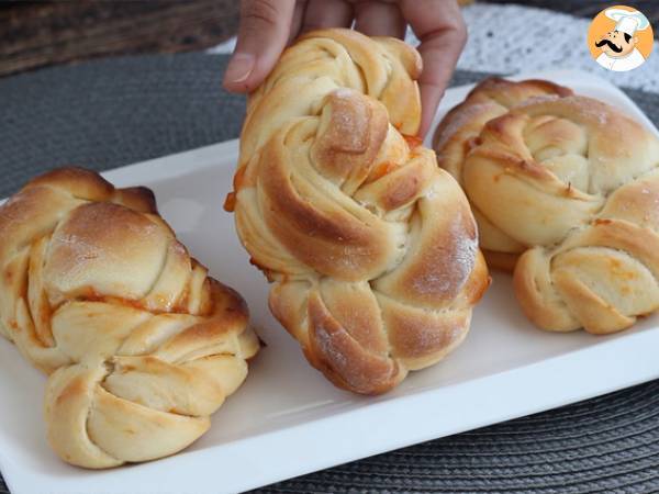 Geflochtene Brioches mit Aprikosen - Zubereitung Schritt 9