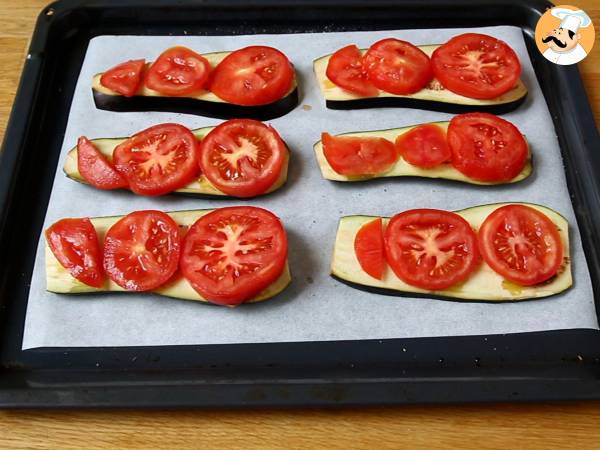 Auberginenbrötchen mit Parmigiana - Zubereitung Schritt 2