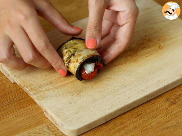 Auberginenbrötchen mit Parmigiana - Zubereitung Schritt 3