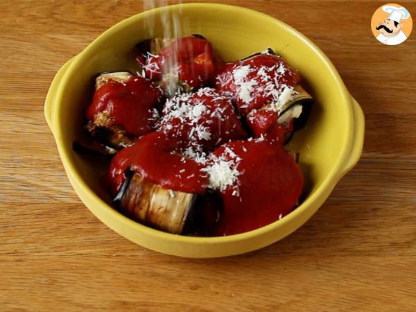 Auberginenbrötchen mit Parmigiana - Zubereitung Schritt 4