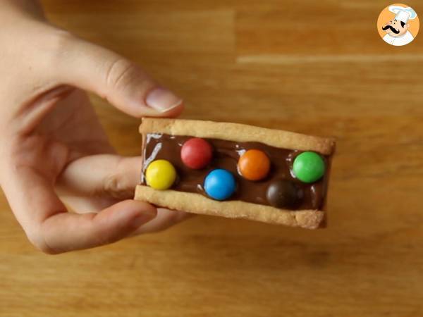 Kekse mit M&M's - Zubereitung Schritt 7