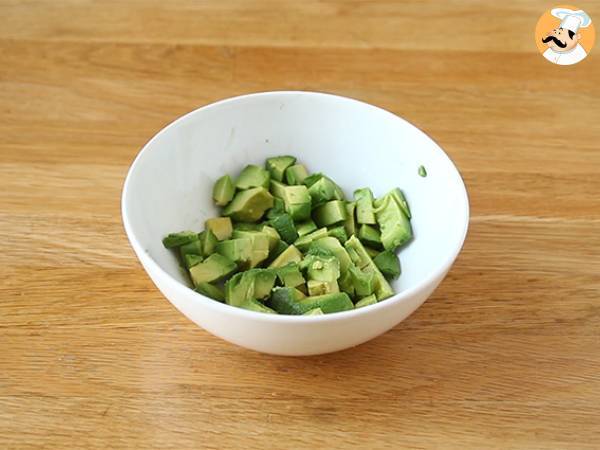 Verrines mit geräuchertem Lachs und Avocado - Zubereitung Schritt 1