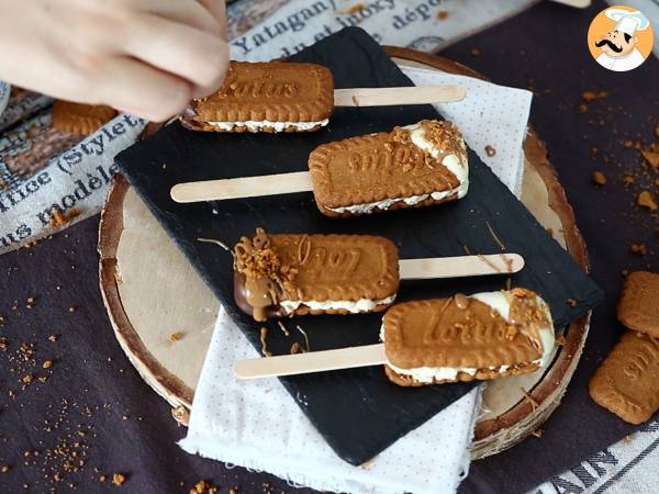 Eiscreme-Sandwiches mit Spekulatius - Zubereitung Schritt 9