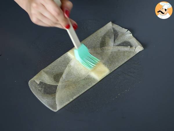 Feta Saganaki, das griechische Rezept für knusprige Feta mit Honig - Zubereitung Schritt 3