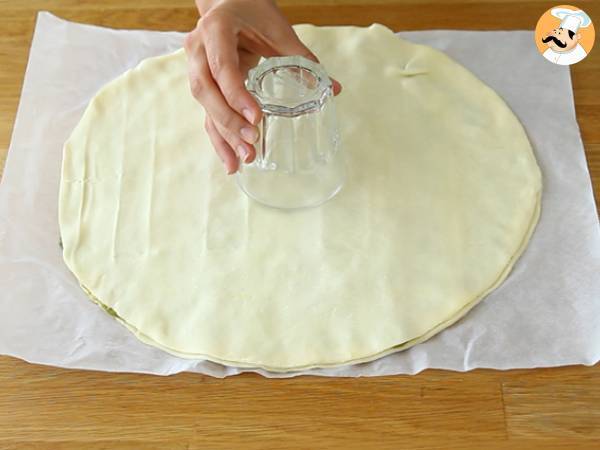 Sonne mit Pesto-Blättern - Zubereitung Schritt 2