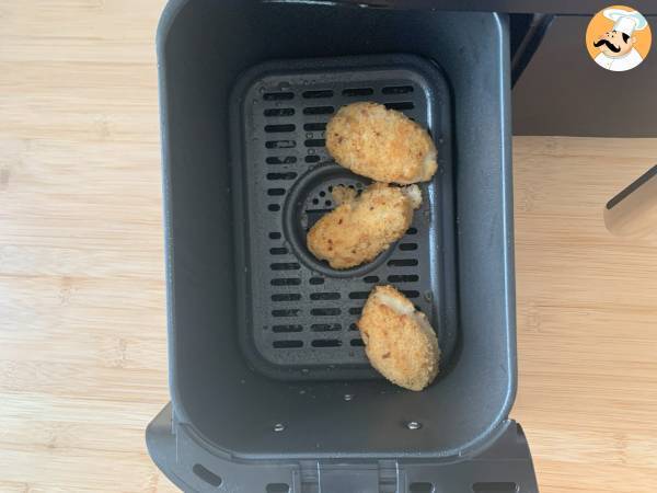 Croquetas de jamón en freidora de aire ¡Con poco aceite pero igual de crujientes! - Zubereitung Schritt 9
