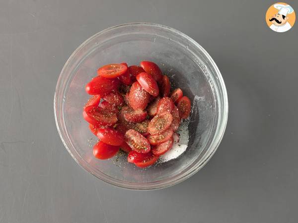 Confit-Tomaten in der Fritteuse - Zubereitung Schritt 2