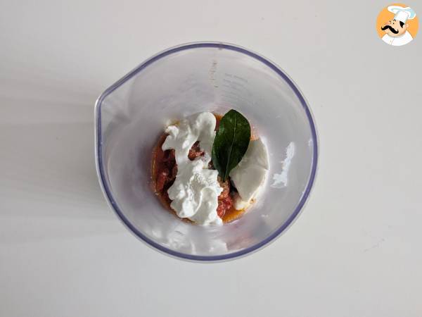 Cremige Nudeln mit Burrata und Kirschtomaten - Zubereitung Schritt 4