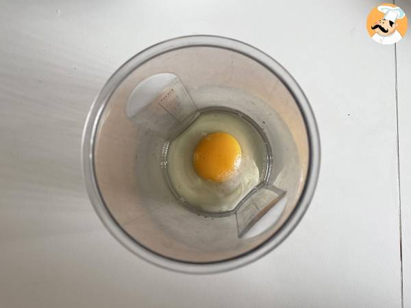 Hausgemachte Mayonnaise mit Olivenöl - Zubereitung Schritt 1