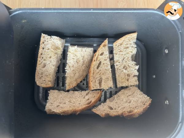 Im Air Fryer gebratener Camembert, der schön flüssig ist! - Zubereitung Schritt 5