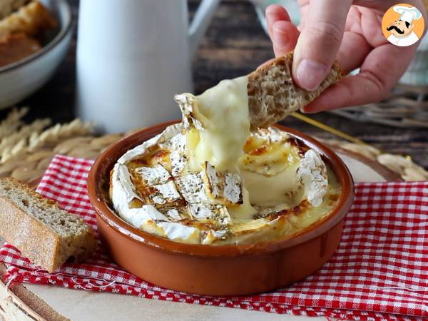 Im Air Fryer gebratener Camembert, der schön flüssig ist! - Zubereitung Schritt 6