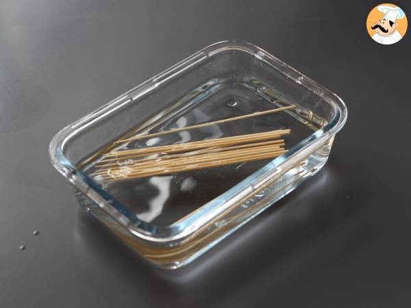 Zucchinispieße mit einer köstlichen, würzigen asiatischen Sauce - Zubereitung Schritt 1