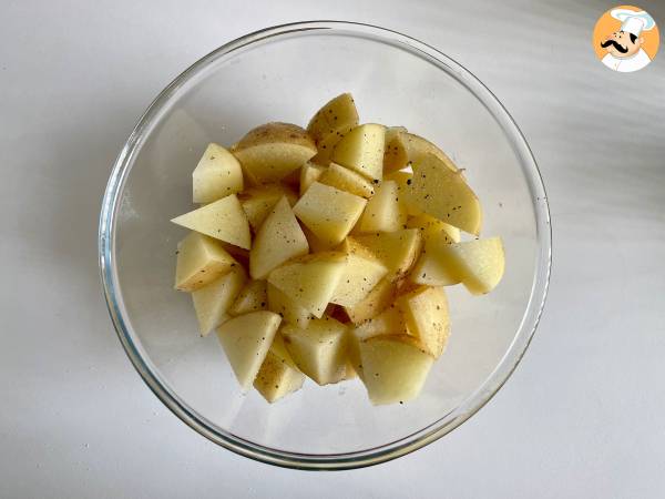 Pellkartoffeln in der Heißluftfritteuse - Zubereitung Schritt 2