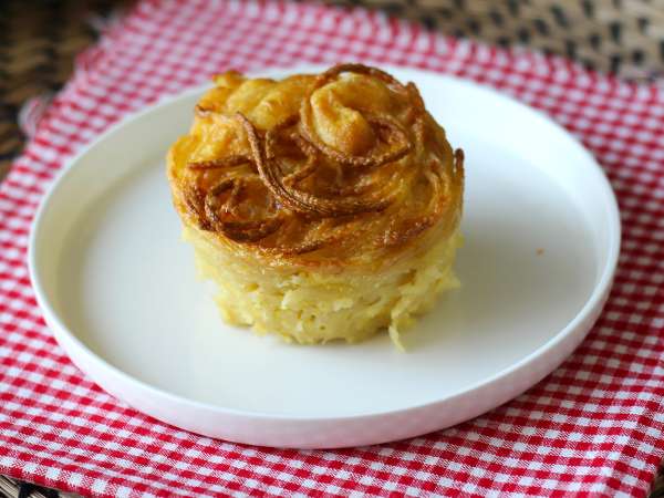 Spaghetti-Frittata aus dem Airfryer : einfach und knusprig - Zubereitung Schritt 8