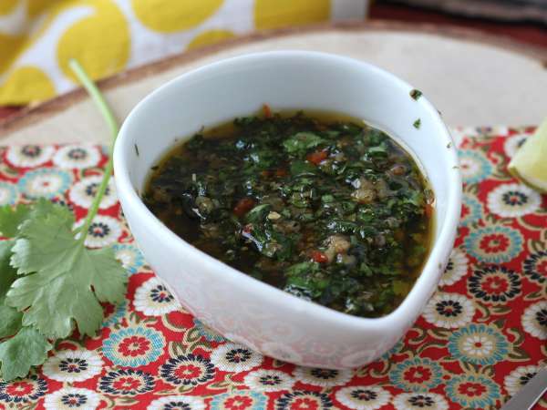 Knusprige Ofenkartoffeln mit Chimichurri : einfaches Rezept - Zubereitung Schritt 6
