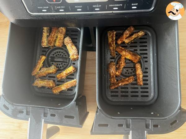 Zucchinifrites im Air Fryer - Zubereitung Schritt 6